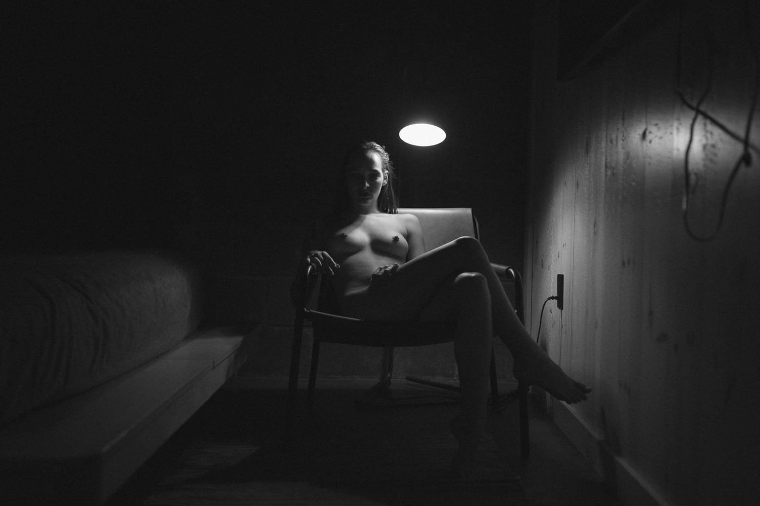 portrait of traveling model Ayeonna during Nashville photoshoot